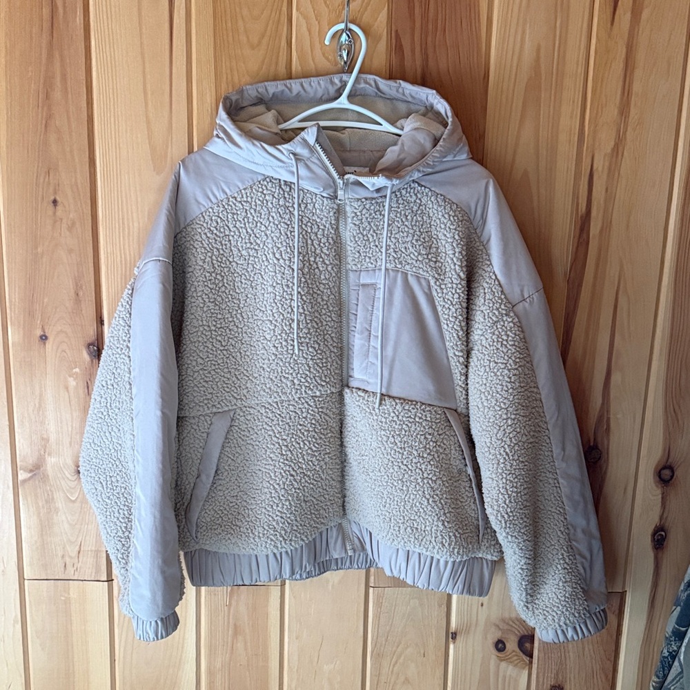 old navy active sherpa jacket